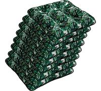 SuperKissen24. Set di 8 Cuscini per Sedie - Cuscino 45x45 cm da Esterno ed Interno Comoda Seduta Impermeabile per Mobili e Arredamento da Giardino, per Pavimento - Exotic
