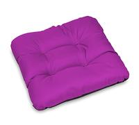 SuperKissen24. Set di 8 Cuscini per Sedie - Cuscino 45x45 cm da Esterno ed Interno Comoda Seduta Impermeabile per Mobili e Arredamento da Giardino, per Pavimento - Fucsia