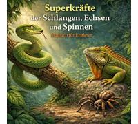 Superkräfte der Schlangen, Echsen und Spinnen - Malbuch für Erstleser