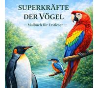 Superkräfte der Vögel - Malbuch für Erstleser