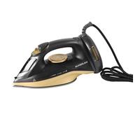 SUPERLEX Ferro da stiro a vapore senza fili, 2 in 1, con suola in ceramica, autopulente, anti-goccia, vapore verticale, riscaldamento rapido, leggero per vestiti, camicie, viaggi, casa