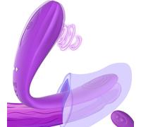 SuperLove Couple Vibrator with Remote Purple