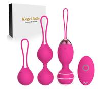 SuperLove Pelvic Fitness Trainer Balls Set Pink