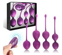 SuperLove Perfect Kegel Balls Training Medical Silicone Kit Purple