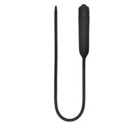 SuperLove Vibrating Extra Long Silicone Urethral Sounding Black