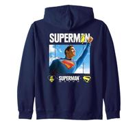 Superman (2025) Comic Run Felpa con Cappuccio