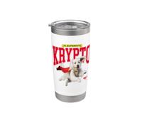 Superman (2025) Krypto College Bicchiere termico in acciaio inox doppia parete