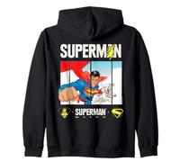 Superman (2025) Krypto Flying Panels Felpa con Cappuccio