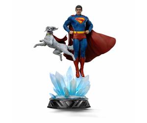 SUPERMAN 2025 Legacy - Superman & Krypto 1/10 Art Scale Statue Iron Studios