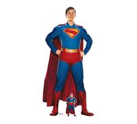 Superman 2025 Live Action Stile Cartone Ritaglio David Corenswet Con Gratis Mini
