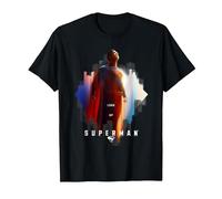 Superman (2025 Movie) Look Up Shield Maglietta, Uomo, Nero, 3XL