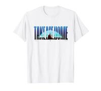 Superman (2025 Movie) Take Me Home Words Maglietta, Uomo, Bianco, XL