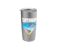 Superman (2025) New Logo Flight Bicchiere termico in acciaio inox doppia parete