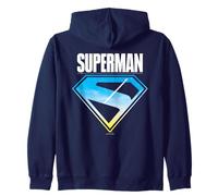 Superman (2025) New Logo Flight Felpa con Cappuccio