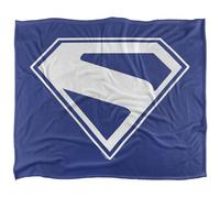 Superman 2025 New Logo White Silky Touch Super Soft Throw Blanket 152 X 127 Cm