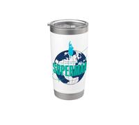 Superman (2025) Round The World Bicchiere termico in acciaio inox doppia parete