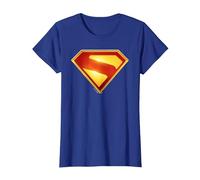 Superman (2025) Superman New Logo 2 Maglietta, Donna, Blu Reale, XL