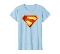 Superman (2025) Superman New Logo 2 Maglietta, Donna, Celeste, XL