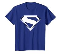 Superman (2025) Superman New Logo Maglietta, Bambini, Blu Reale, 12 Anni