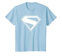 Superman (2025) Superman New Logo Maglietta, Bambini, Celeste, 10 Anni