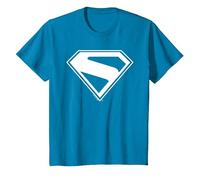 Superman (2025) Superman New Logo Maglietta, Bambini, Zaffiro, 2 Anni