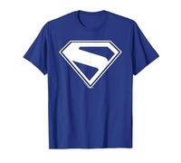 Superman (2025) Superman New Logo Maglietta, Uomo, Blu Reale, XL