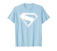 Superman (2025) Superman New Logo Maglietta, Uomo, Celeste, L