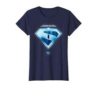 Superman (2025) Your Choices Shield Maglietta, Donna, Navy, XL