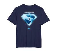 Superman (2025) Your Choices Shield Maglietta, Uomo Taglie Grandi, Navy, 6X Tall