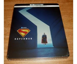 SUPERMAN 4K UHD + BLU-RAY Steelbook Fantascienza Nuovo Sigillato