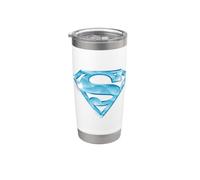 Superman 85th Anniversary Diamond Shield Bicchiere termico in acciaio inox doppia parete