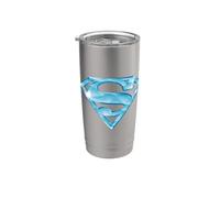 Superman 85th Anniversary Diamond Shield Bicchiere termico in acciaio inox doppia parete