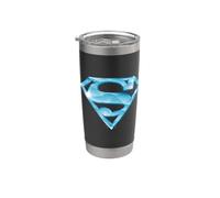 Superman 85th Anniversary Diamond Shield Bicchiere termico in acciaio inox doppia parete