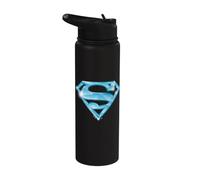 Superman 85th Anniversary Diamond Shield Stainless Steel Insulated Water Bottle