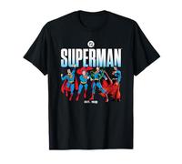 Superman Across The Years Line Up Maglietta
