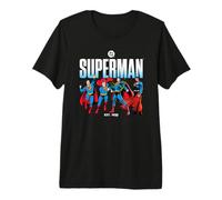 Superman Across The Years Line Up Maglietta Premium