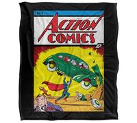 Superman Action No. 1 Silky Touch Super Soft Throw Blanket 152 X 127 Cm