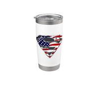 Superman All American Shield Bicchiere termico in acciaio inox doppia parete