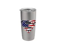 Superman All-American Shield Bicchiere termico in acciaio inox doppia parete