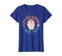 Superman all Good I Got This Maglietta, Donna, Blu Reale, XS
