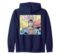 Superman Bad Guys Get Coal Felpa con Cappuccio