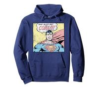 Superman Bad Guys Get Coal Felpa con Cappuccio