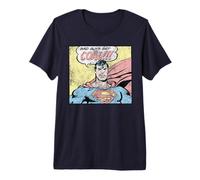 Superman Bad Guys Get Coal Maglietta Premium