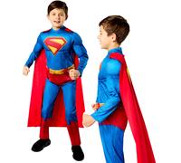 Superman Bambini Costume Marvel Ufficiale Supereroe Vestito Età 5-10
