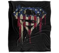 Superman Bleeding Shield Coperta super morbida al tatto setoso - 152 x 127 cm