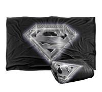 Superman Bling Shield Coperta super morbida al tatto setoso - 91 x 147 cm