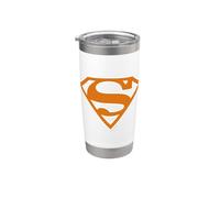 Superman Burnt Orange & White Shield Bicchiere termico in acciaio inox doppia parete