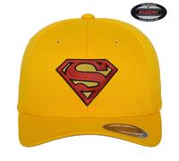 Superman Cappellino Baseball Flexfit Ufficiale Licenziato Blu Nero