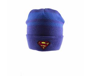 Superman - Cappello Beanie Logo, blu, Taglia unica