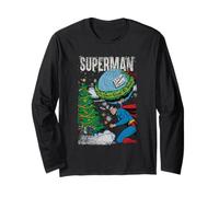 Superman Christmas Around The World Maglia a Manica
